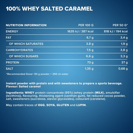 Πρωτεΐνη IronMaxx 100% Whey Protein 2350gr Salted Caramel
