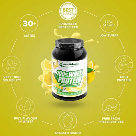 Πρωτεΐνη IronMaxx 100% Whey Protein 900gr Lemon Yoghurt