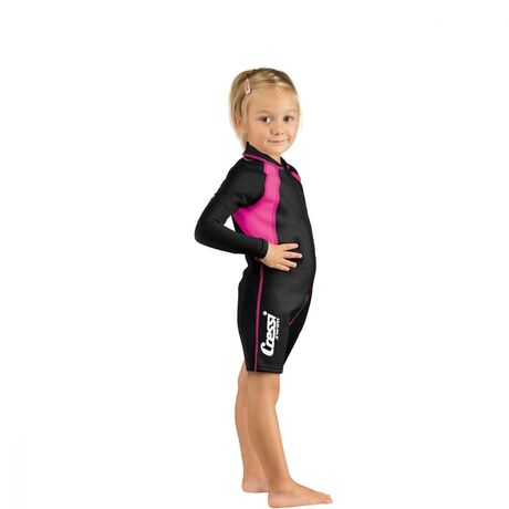 ΠΑΙΔΙΚΟ ΜΟΝΟΣΟΡΤΣ ΚΟΛΥΜΒΗΣΗΣ Kids Shorty Long Sleeves GIRL 1 για 2-4χρ. CRESSI