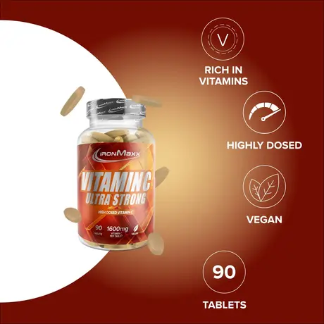 Βιταμίνη C Ultra Strong 1600mg 90caps IronMaxx