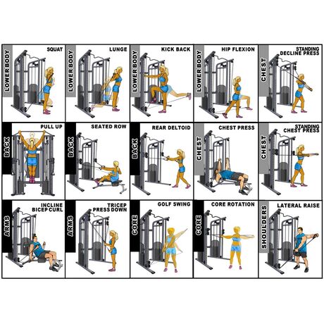 Πολυόργανο Γυμναστικής Επαγγελματικό Functional Trainer Pro PEGASUS Πολυόργανο Γυμναστικής Επαγγελματικό Functional Trainer Pro PEGASUS