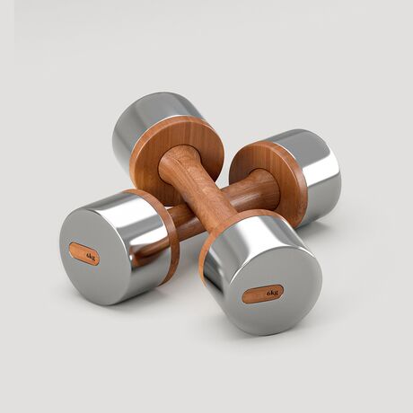 Viking Luxury Hotel Dumbbells , Ξύλινοι Αλτήρες - (2.00 Kgr) Viking Luxury Hotel Dumbbells , Ξύλινοι Αλτήρες - (2.00 Kgr)