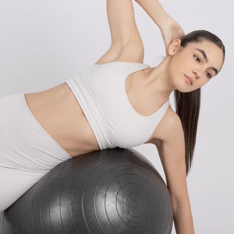 Μπάλα Γυμναστικής AMILA GYMBALL 65cm Ροζ 95848