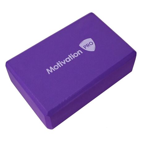 Τουβλάκι Yoga Μωβ 23x14x7.5cm MotivationPro