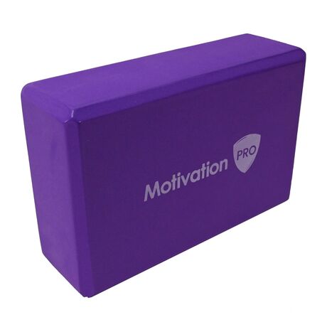 Τουβλάκι Yoga Μωβ 23x14x7.5cm MotivationPro