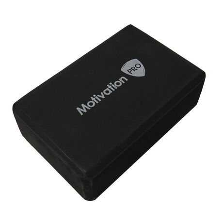 Τούβλο Γυμναστικής Yoga Block Μαύρο 23x14x7.5cm MotivationPro