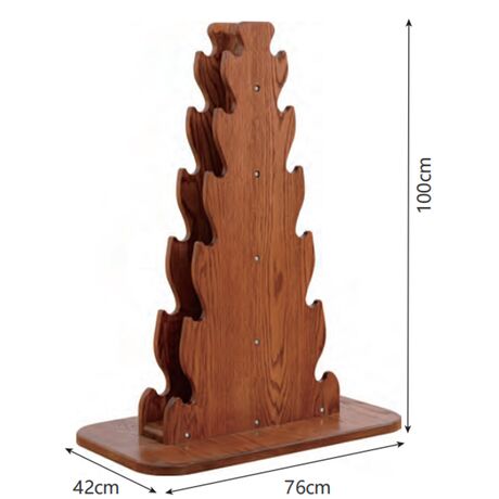 Βάση Αλτήρων Ξύλινη Luxury Hotel Dumbbell Rack VIKING Βάση Αλτήρων Ξύλινη Luxury Hotel Dumbbell Rack VIKING