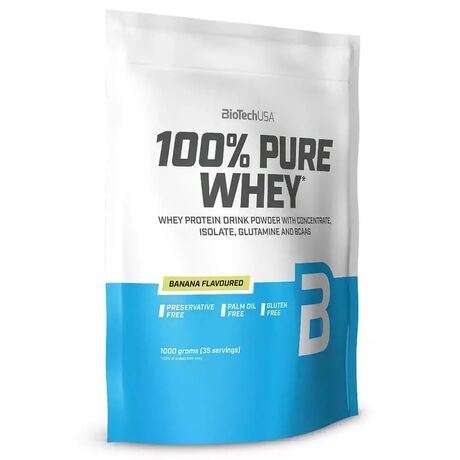 Πρωτεΐνη Biotech Usa 100% Pure Whey 1000gr Banana Πρωτεΐνη Biotech Usa 100% Pure Whey 1000gr Banana