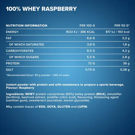 Πρωτεΐνη IronMaxx 100% Whey Protein 900gr Raspberry Πρωτεΐνη IronMaxx 100% Whey Protein 900gr Raspberry