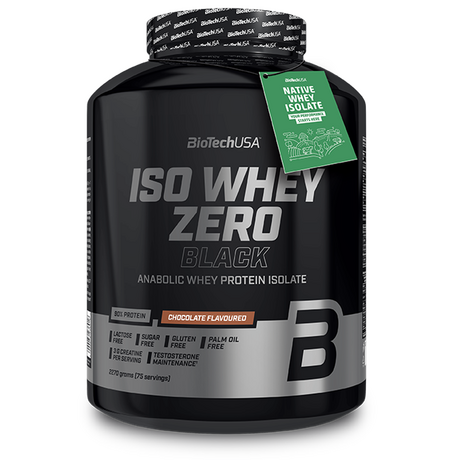 Πρωτεΐνη BioTech Usa  Iso Whey Zero Black 1816gr Chocolate
