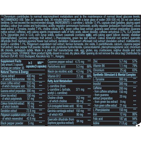 Λιποδιαλυτικό Biotech USA Black Burn 90caps