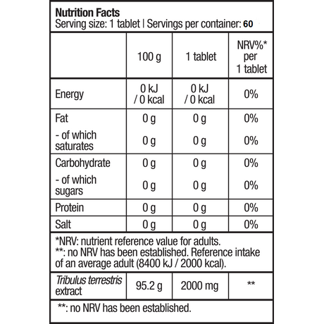 BioTech USA Tribooster 60tabs