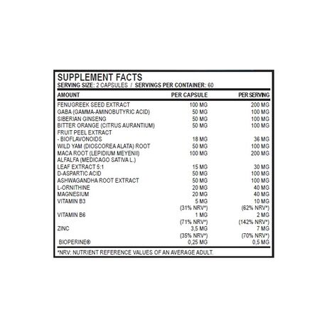 True Nutrition Natural Testo Booster 120caps
