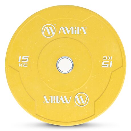 Δίσκος Color Bumper Plate Slim 50 mm 15 Kg – Κίτρινο 84848 Δίσκος Color Bumper Plate Slim 50 mm 15 Kg – Κίτρινο 84848