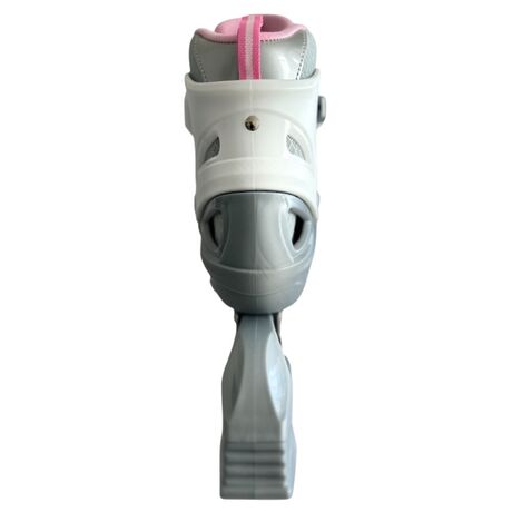 Πατίνια Roller Ρυθμιζόμενα με Led Τροχούς Inline Γκρι/Ροζ G&C BW188