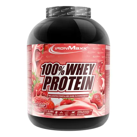 Πρωτεΐνη IronMaxx 100% Whey Protein 2350gr Strawberry
