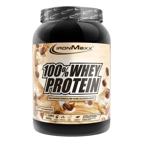 Πρωτεΐνη IronMaxx 100% Whey Protein 900gr Latte Macchiato