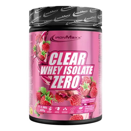 Πρωτεΐνη IronMaxx Clear Whey Isolate ZERO 400gr Raspberry