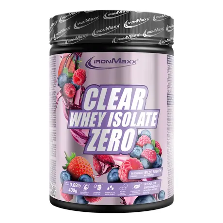Πρωτεΐνη IronMaxx Clear Whey Isolate ZERO 400gr Wild Berries