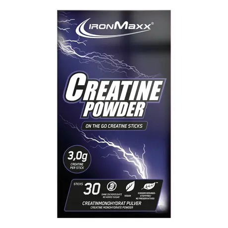 Κρεατίνη IronMaxx Creatine Monohydrate Sticks 30x3.4g