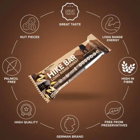 Μπάρα Πρωτεΐνης IronMaxx Hike Bar 60g - Dark Chocolate