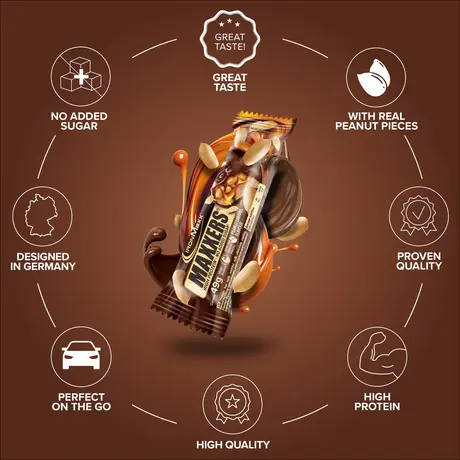 Μπάρα Πρωτεΐνης IronMaxx Maxxers 49g - Peanut Caramel