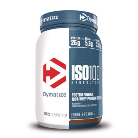 Πρωτεΐνη DYMATIZE ISO 100 Hydrolyzed 932gr Fudge Brownie