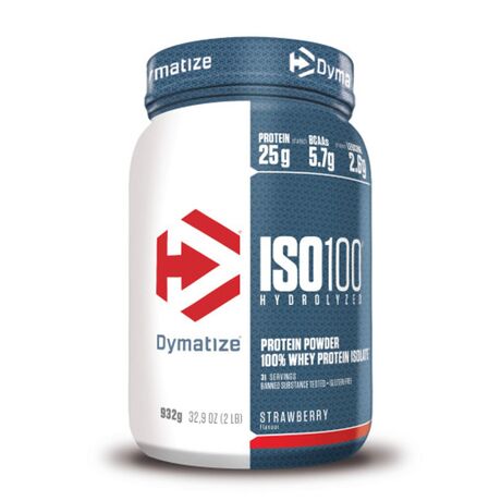 Πρωτεΐνη DYMATIZE ISO 100 Hydrolyzed 932gr Strawberry Πρωτεΐνη DYMATIZE ISO 100 Hydrolyzed 932gr Strawberry