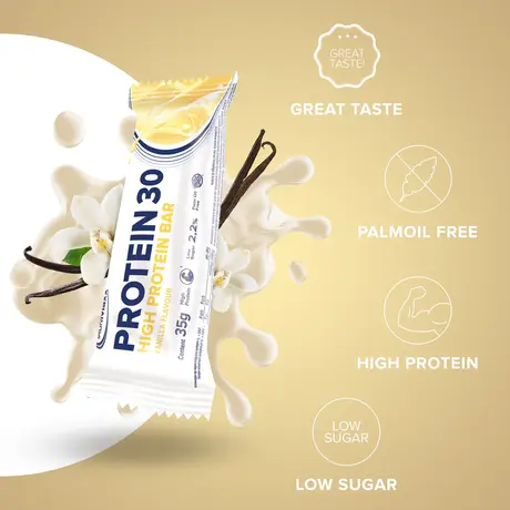 Μπάρα Πρωτεΐνης IronMaxx Protein 30 Protein Bar 35g - Vanilla