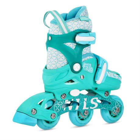 Πατίνια Roller Ρυθμιζόμενα Filo In-Line Skates Τιρκουάζ NILS EXTREME NA13102