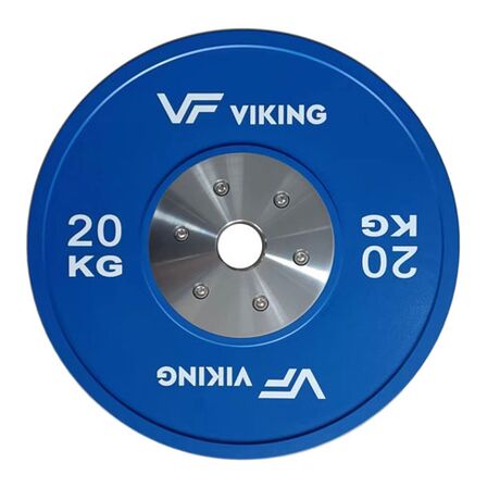 Δίσκος Βαρών Ολυμπιακού Τύπου CrossFit Competition Bumper Plates 20.00kg VIKING