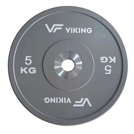 Δίσκος Βαρών Ολυμπιακού Τύπου CrossFit Competition Bumper Plates 5.00kg VIKING