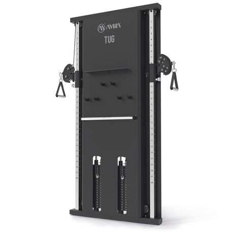 Διπλή Τροχαλία Γυμναστικής Επιτοίχια Dap Machine Tug AMILA 44746