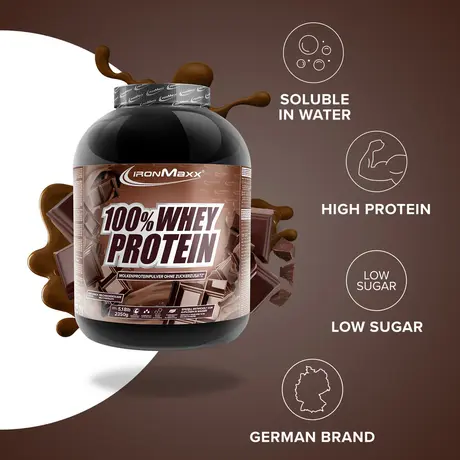 Πρωτεΐνη IronMaxx 100% Whey Protein 2350gr Milk Chocolate