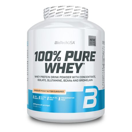Πρωτεΐνη BioTech Usa 100% Pure Whey 2270gr Chocolate Peanut Butter