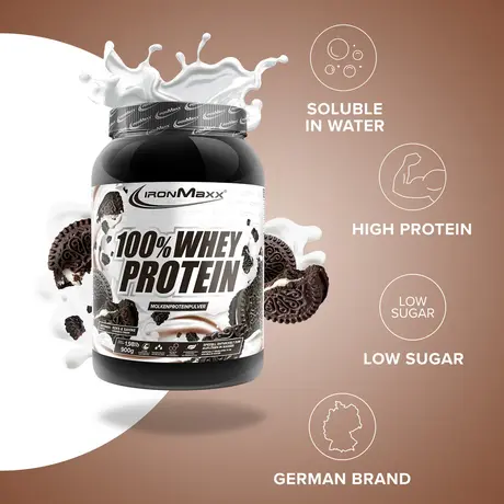 Πρωτεΐνη IronMaxx 100% Whey Protein 2350gr Cookies & Cream