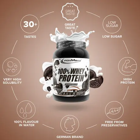 Πρωτεΐνη IronMaxx 100% Whey Protein 2350gr Cookies & Cream