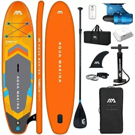 Σανίδα SUP Φουσκωτή με Ηλεκτρικό Μοτέρ BlueDrive S Power Fin AMGO TURBO 320cm AQUA MARINA 28403