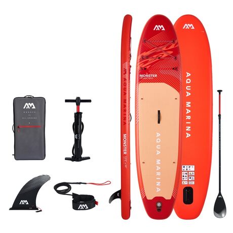 Σανίδα SUP Φουσκωτή MONSTER 366cm Heat Wave AQUA MARINA 28344