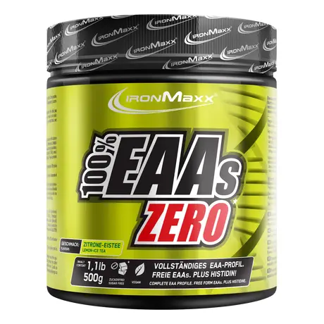 Αμινοξέα IronMaxx 100% EAAs Zero 500gr Lemon Ice Tea