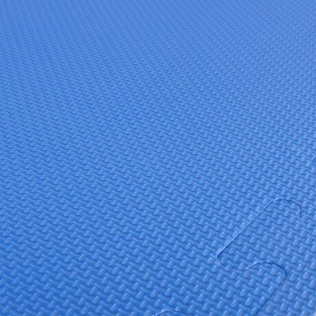 Δάπεδο Προστασίας Puzzle EVA Πλέξη 100x100x2cm Κόκκινο-Μπλε AMILA 36645