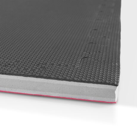 Δάπεδο Προστασίας Puzzle EVA Tatami 100x100x2cm Κόκκινο-Γκρι-Μαύρο AMILA 36631