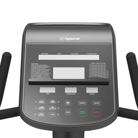 Ποδήλατο Όρθιο Impulse RU500 Μαύρο RU500B