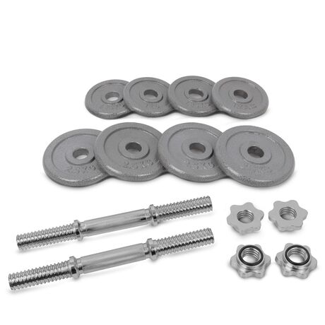 Σετ Αλτήρων 20kg Χρωμιωμένο AMILA 44396