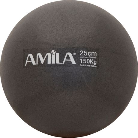 Μπάλα Γυμναστικής AMILA Pilates Ball 25cm Μαύρη 95816
