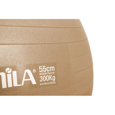 Μπάλα Γυμναστικής AMILA GYMBALL 55cm Χρυσή Bulk 48410