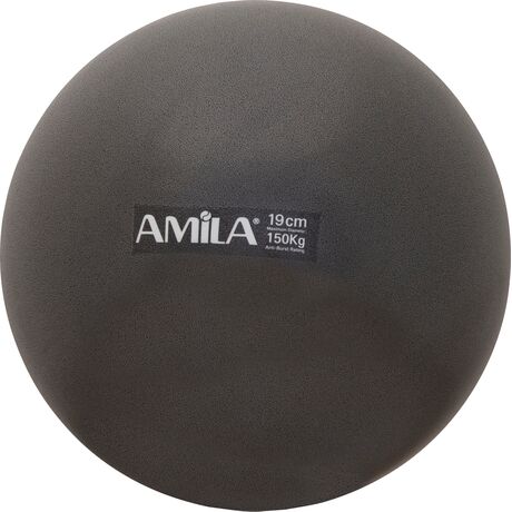 Μπάλα Γυμναστικής AMILA Pilates Ball 19cm Μαύρη Bulk 95805