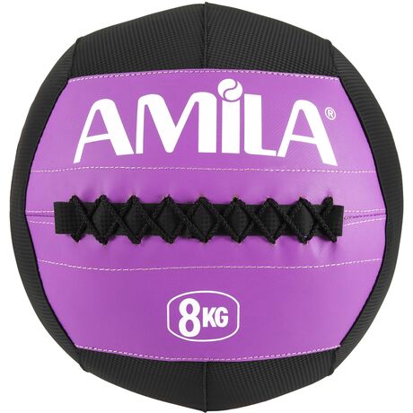 Μπάλα Γυμναστικής Wall Ball Nylon Vinyl Cover 8Kg AMILA 44694