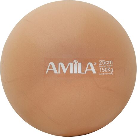 Μπάλα Γυμναστικής AMILA Pilates Ball 25cm Χρυσή Bulk 95818