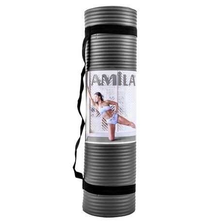 Στρώμα Γυμναστικής NBR 12mm 90Kg 142cm Γκρι 95904